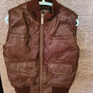 Kenneth cole brown fall vest 2T